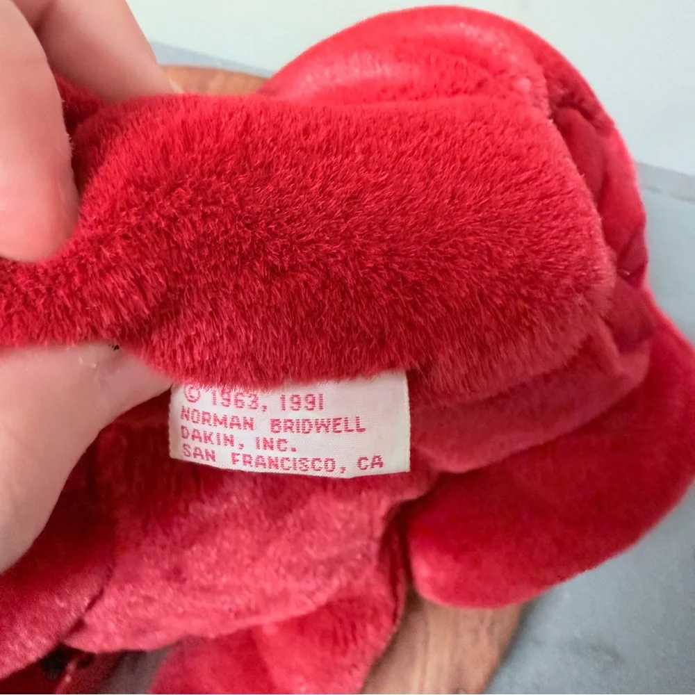 Vintage Clifford the Big Red Dog Plush Red‎ Dog Puppet … 1989-1991 purchase